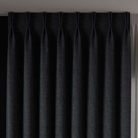 ALUNA Tkanina na zasłony, wys. 300cm, kolor 027 granatowy 318738/TDP/027/000300/1