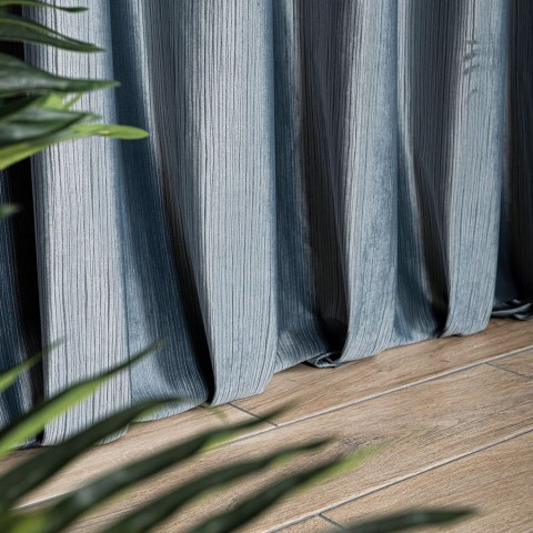 CHARLOTTA Tkanina na zasłony, wys. 300cm, kolor 002 popielaty 374808/TDP/002/000300/1