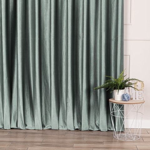 CHARLOTTA Tkanina na zasłony, wys. 300cm, kolor 004 pastelowa zieleń 374808/TDP/004/000300/1