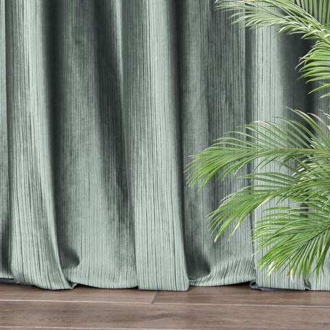 CHARLOTTA Tkanina na zasłony, wys. 300cm, kolor 004 pastelowa zieleń 374808/TDP/004/000300/1