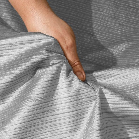 CHARLOTTA Tkanina na zasłony, wys. 300cm, kolor 011 jasny szary 374808/TDP/011/000300/1