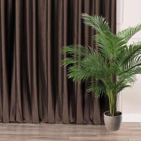 CHARLOTTA Tkanina na zasłony, wys. 300cm, kolor 014 brązowy 374808/TDP/014/000300/1