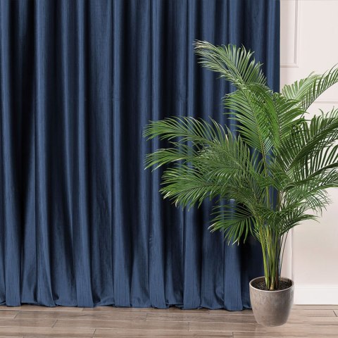 CHARLOTTA Tkanina na zasłony, wys. 300cm, kolor 028 ciemno niebieski 374808/TDP/028/000300/1