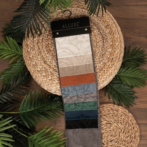 LARISA Tkanina na zasłony, wys. 300cm, kolor 024 szary 374817/TDP/024/000300/1