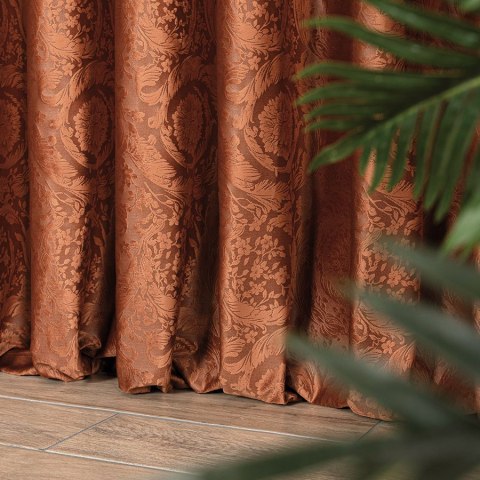 LARISA Tkanina na zasłony, wys. 300cm, kolor 016 rdzawy 374817/TDP/016/000300/1