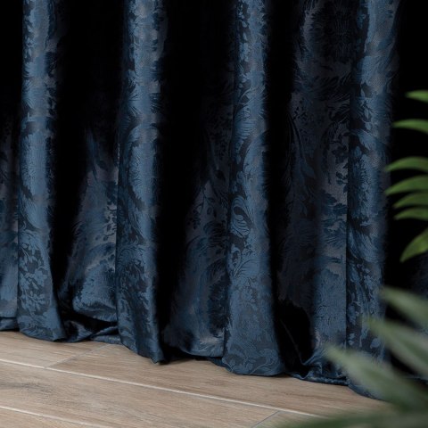 LARISA Tkanina na zasłony, wys. 300cm, kolor 028 ciemno niebieski 374817/TDP/028/000300/1