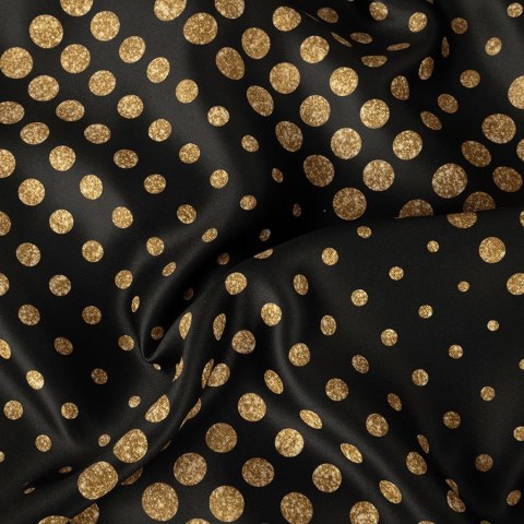 LUXE Tkanina na zasłony DIMOUT/BLACKOUT, wys.300cm, kolor czarny/złoty D00237/BLC/001/000300/1