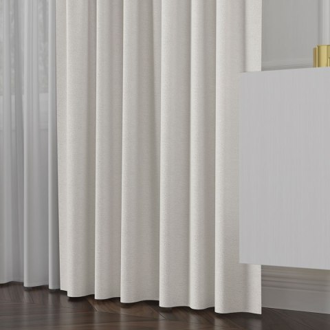 LUKRECJA Tkanina na zasłony, wys. 310cm, kolor 003 szarobeżowy 535008/TDP/003/000310/1