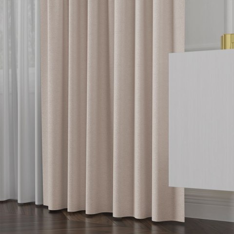 LUKRECJA Tkanina na zasłony, wys. 310cm, kolor 006 pastelowy beż 535008/TDP/006/000310/1