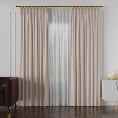 LUKRECJA Tkanina na zasłony, wys. 310cm, kolor 006 pastelowy beż 535008/TDP/006/000310/1