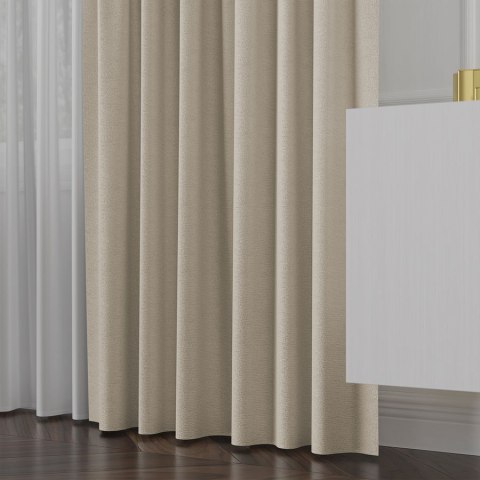 LUKRECJA Tkanina na zasłony, wys. 310cm, kolor 007 cappuccino 535008/TDP/007/000310/1