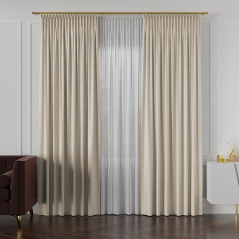 LUKRECJA Tkanina na zasłony, wys. 310cm, kolor 007 cappuccino 535008/TDP/007/000310/1