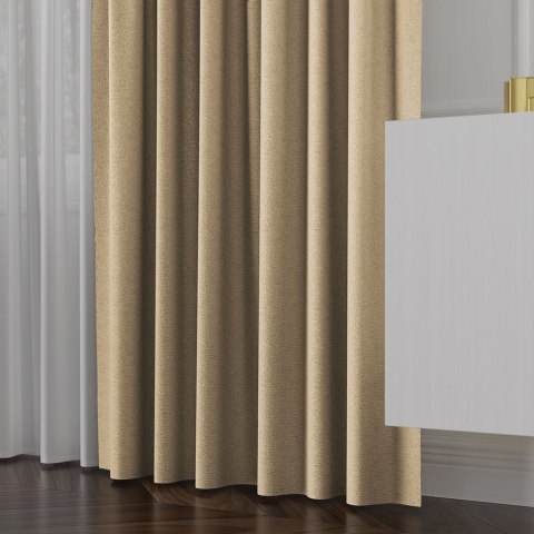 LUKRECJA Tkanina na zasłony, wys. 310cm, kolor 009 kawowy 535008/TDP/009/000310/1