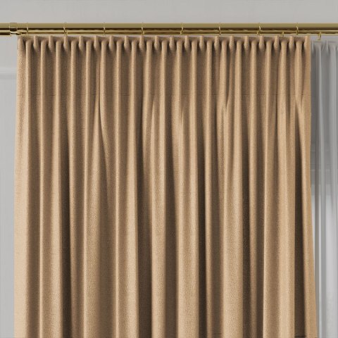 LUKRECJA Tkanina na zasłony, wys. 310cm, kolor 010 ciepły kawowy 535008/TDP/010/000310/1