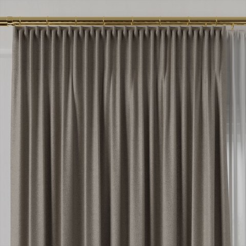 LUKRECJA Tkanina na zasłony, wys. 310cm, kolor 011 pastelowy szary 535008/TDP/011/000310/1