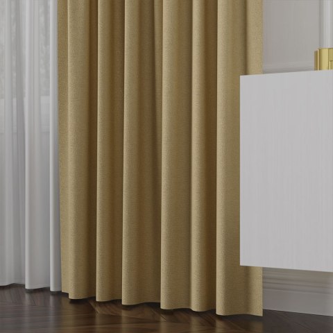 LUKRECJA Tkanina na zasłony, wys. 310cm, kolor 017 karmelowy 535008/TDP/017/000310/1