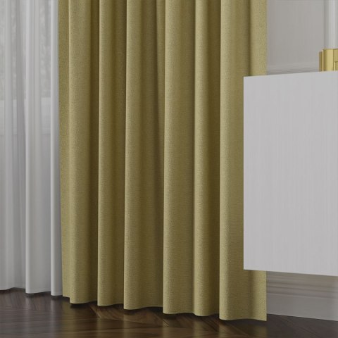 LUKRECJA Tkanina na zasłony, wys. 310cm, kolor 018 szałwiowy 535008/TDP/018/000310/1