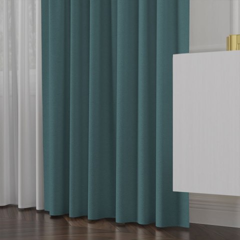 LUKRECJA Tkanina na zasłony, wys. 310cm, kolor 025 morski 535008/TDP/025/000310/1