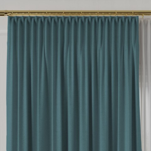 LUKRECJA Tkanina na zasłony, wys. 310cm, kolor 025 morski 535008/TDP/025/000310/1