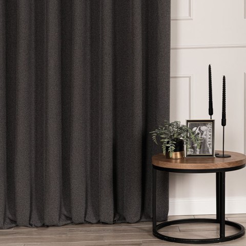 Tkanina na zasłony, szer. 150 cm, kolor ciemny brązowoszary 318716/TDP/014/150000/1