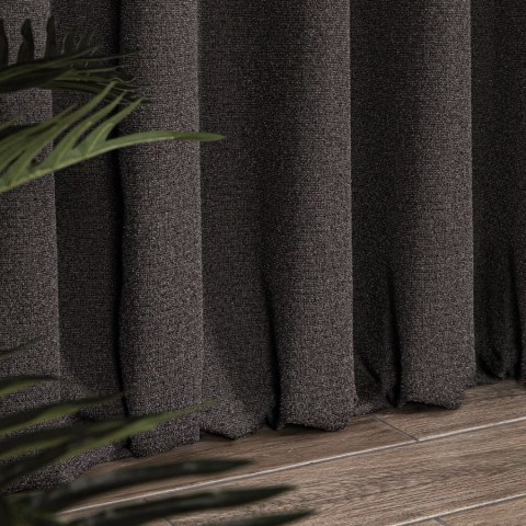 Tkanina na zasłony, szer. 150 cm, kolor ciemny brązowoszary 318716/TDP/014/150000/1