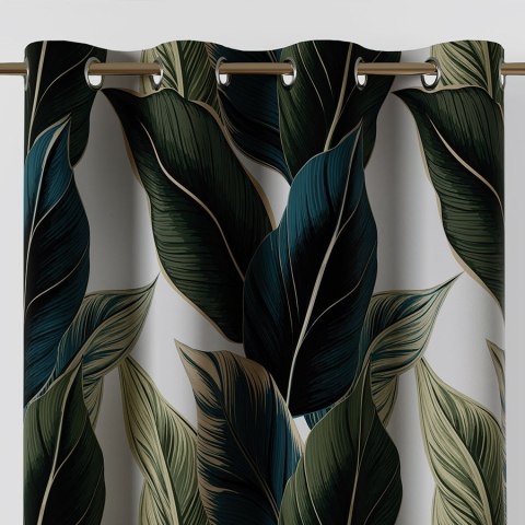 ZURIN Tkanina na zasłony BLACKOUT, wys. 300cm, kolor zielony D00243/BLC/001/000300/1