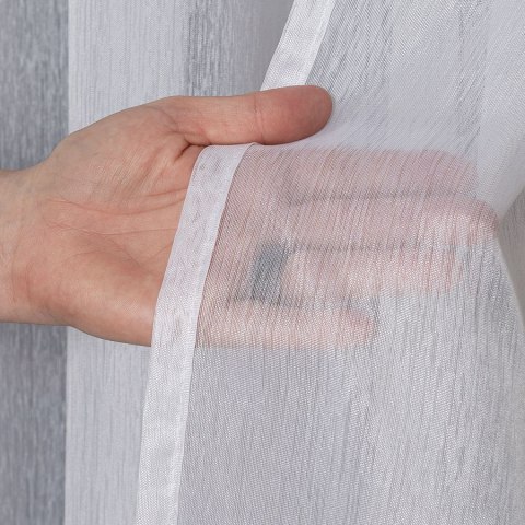 Firana gotowa na przelotkach, 140x250 cm, kolor biały 400001/FGP/001/140250/1