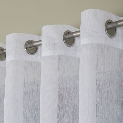 Firana gotowa na przelotkach, 140x250 cm, kolor biały 400001/FGP/001/140250/1