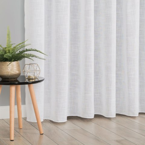 Firanka fantazyjna z ołowianką, wys. 300cm, kolor biały 400002/OLO/001/000300/1