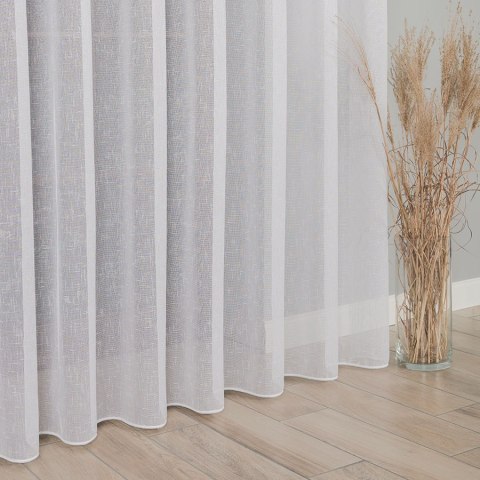 Firanka fantazyjna z ołowianką, wys. 300cm, kolor biały 400007/OLO/001/000300/1