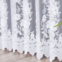 LUDWIKA Firanka żakardowa ze wzorem po całości, wys. 270cm, kolor biały 023092/000/001/000270/1