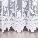 LUDWIKA Firanka żakardowa ze wzorem po całości, wys. 270cm, kolor biały 023092/000/001/000270/1