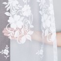 LUDWIKA Firanka żakardowa ze wzorem po całości, wys. 270cm, kolor biały 023092/000/001/000270/1