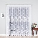 LUDWIKA Firanka żakardowa ze wzorem po całości, wys. 270cm, kolor biały 023092/000/001/000270/1