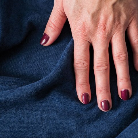 ADA Tkanina na zasłony, wys. 300cm, kolor 037 ciemny niebieski TD0024/TDP/037/000300/1