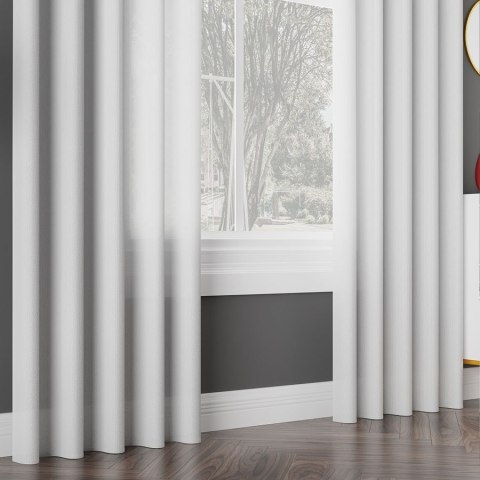 ARUBA Tkanina na zasłony wodoodporna, wys. 300cm, kolor biały 759330/TDP/001/000300/1