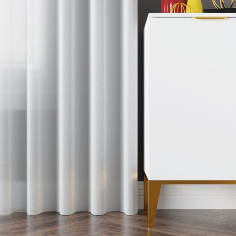 ARUBA Tkanina na zasłony wodoodporna, wys. 300cm, kolor biały 759330/TDP/001/000300/1