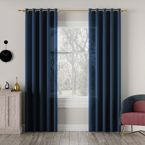 ARUBA Tkanina na zasłony wodoodporna, wys. 300cm, kolor 011 granatowy 759330/TDP/011/000300/1