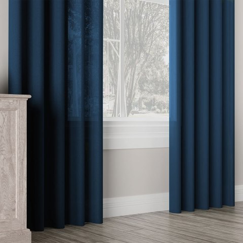 ARUBA Tkanina na zasłony wodoodporna, wys. 300cm, kolor 011 granatowy 759330/TDP/011/000300/1