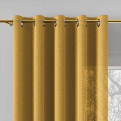 ARUBA Tkanina na zasłony wodoodporna, wys. 300cm, kolor 019 musztardowy 759330/TDP/019/000300/1