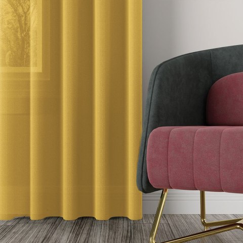 ARUBA Tkanina na zasłony wodoodporna, wys. 300cm, kolor 019 musztardowy 759330/TDP/019/000300/1