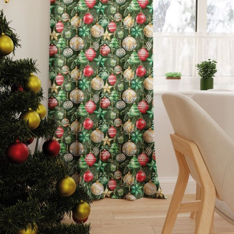 BOMBKI Tkanina na zasłony NINA WODOODPORNA, szer. 160cm, kolor 002 zielony DBN274/NIW/002/160000/1