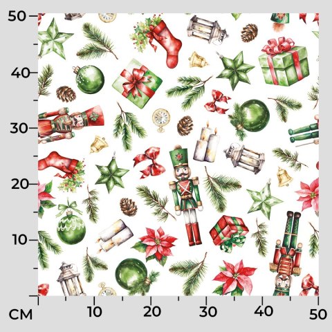 DZIADKI DO ORZECHÓW MIX Tkanina na zasłony NINA WODOODPORNA, szer. 160cm, kolor 009 wielokolorowy DBN267/NIW/009/160000/1