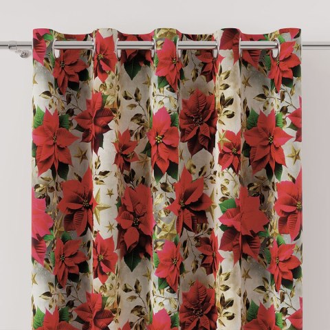 GWIAZDA BETLEJEMSKA Tkanina na zasłony NINA WODOODPORNA, szer. 160cm, kolor 009 wielokolorowy DBN272/NIW/009/160000/1