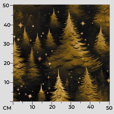 GWIEŹDZISTY LAS Tkanina na zasłony VELVET, szer. 150cm, kolor 006 czarny DBN264/VEL/006/150000/1