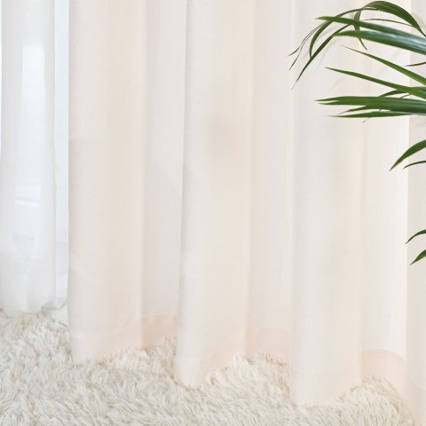 JODEŁKA Zasłona gotowa na taśmie, 250x140 cm, kolor 007 kremowy 724330/ZGT/007/140250/1