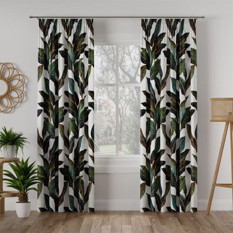 ADISON Tkanina na zasłony VELVET, szer. 150cm, kolor 002 zielony D00010/VEL/002/150000/1