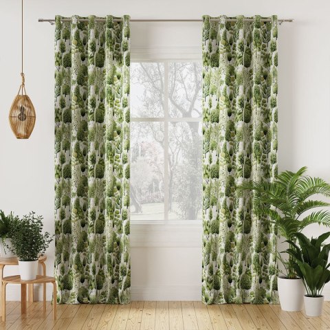 ARBOREA Tkanina na zasłony VELVET, szer. 150cm, kolor 002 zielony D00300/VEL/002/150000/1