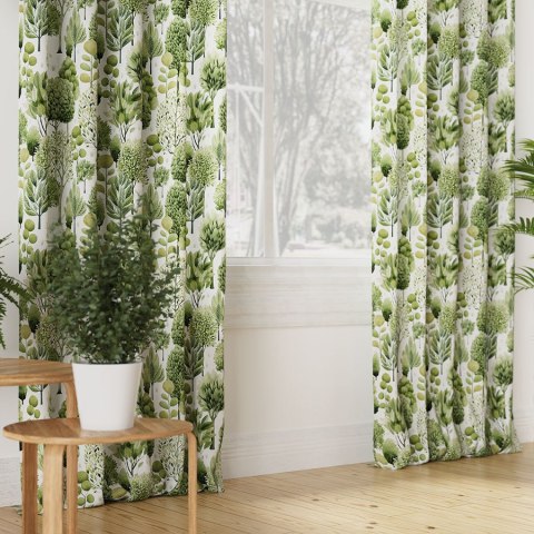 ARBOREA Tkanina na zasłony VELVET, szer. 150cm, kolor 002 zielony D00300/VEL/002/150000/1