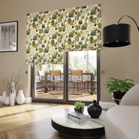 ARBOREA Tkanina na zasłony VELVET, 150cm, kolor 008 żółty D00300/VEL/008/150000/1